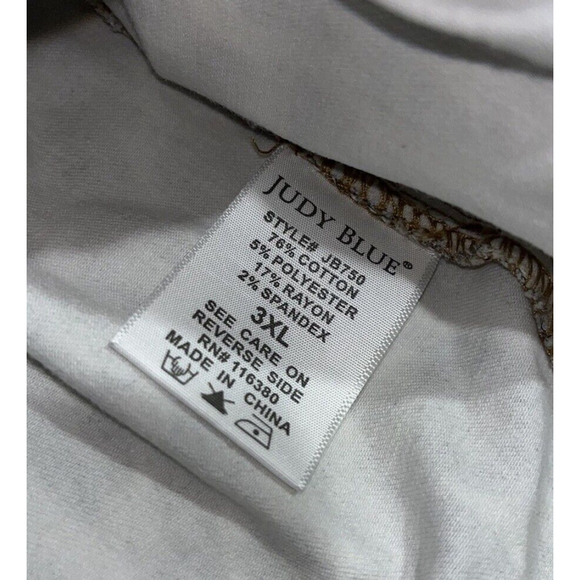 Judy Blue Cheetah Print Denim Jacket Women’s Size 3XL Button Up Collared JB750 - Picture 5 of 8